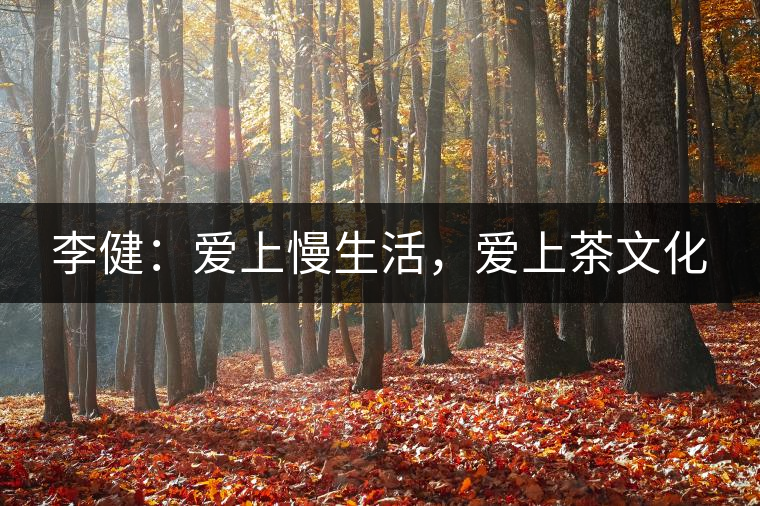 李健：愛(ài)上慢生活，愛(ài)上茶文化