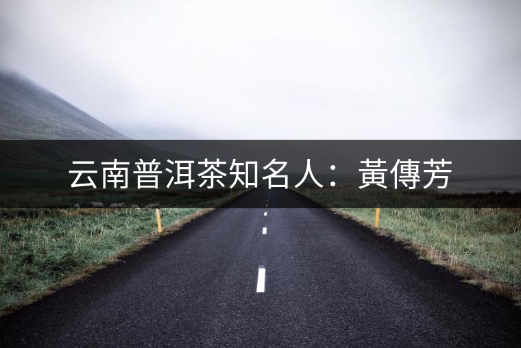 云南普洱茶知名人:黃傳芳 云南普洱茶知名人:黃傳芳