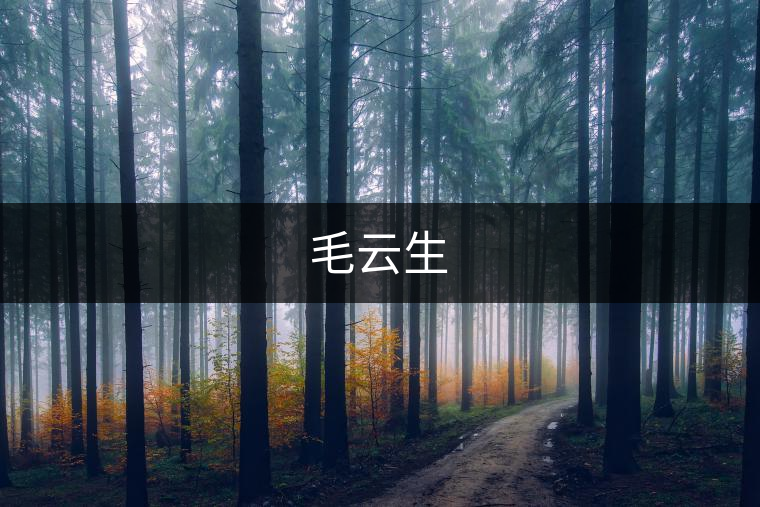 毛云生 毛云生