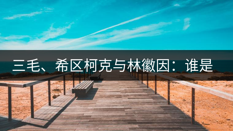 三毛、希區(qū)柯克與林徽因：誰是那個陪你喝茶的人？