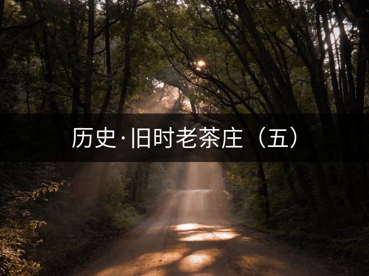 歷史·舊時(shí)老茶莊（五）