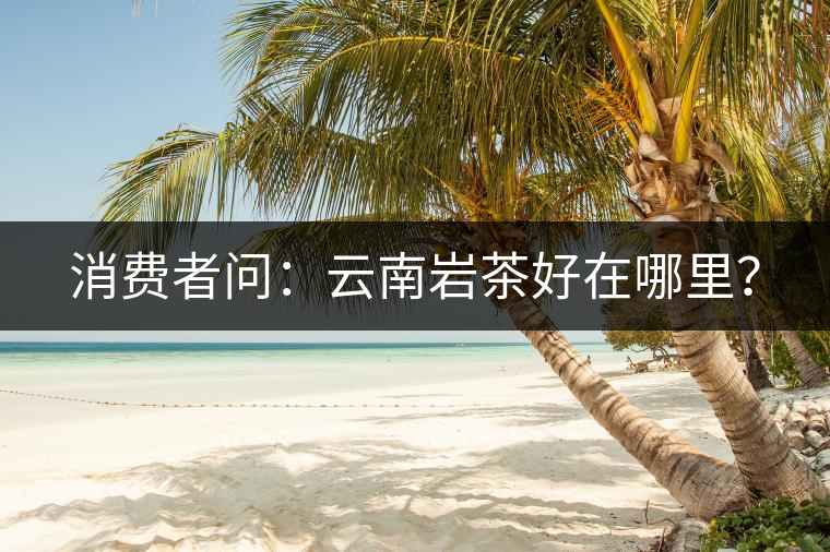 消費者問：云南巖茶好在哪里？