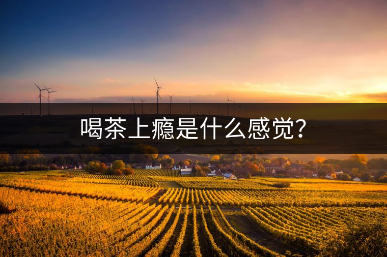 喝茶上癮是什么感覺(jué)？