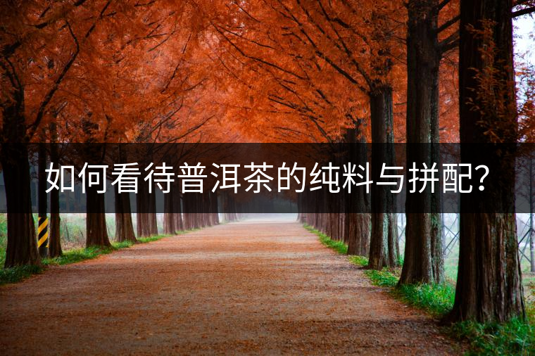 如何看待普洱茶的純料與拼配？
