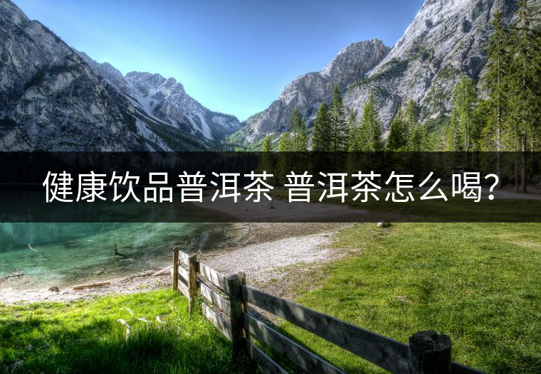 健康飲品普洱茶 普洱茶怎么喝？