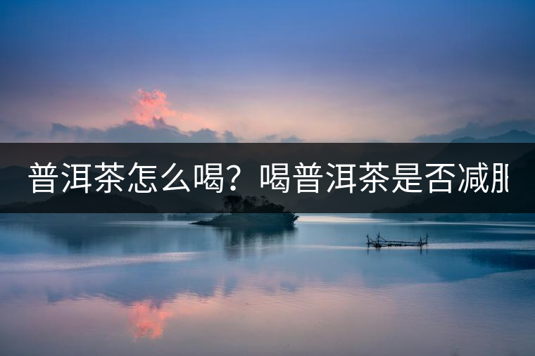 普洱茶怎么喝？喝普洱茶是否減肥？
