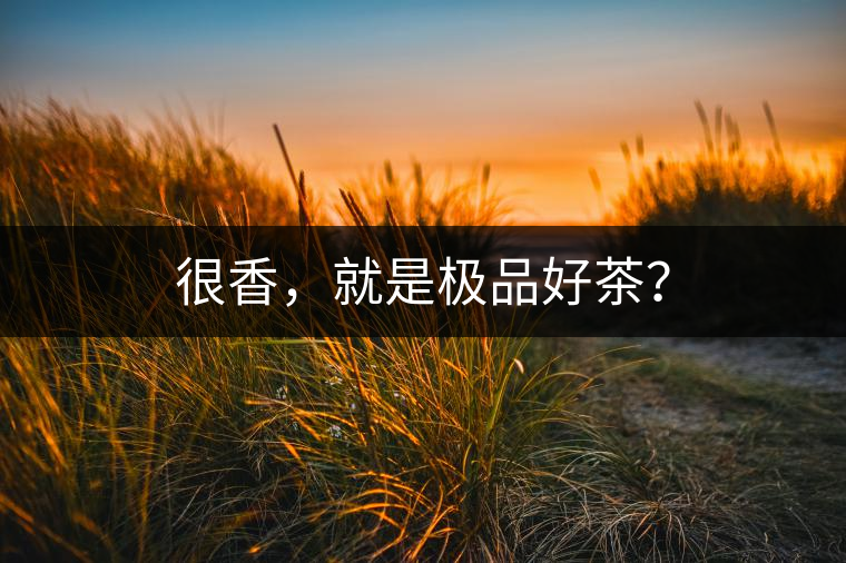 很香，就是極品好茶？