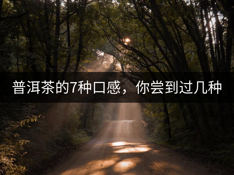 普洱茶的7種口感，你嘗到過幾種？