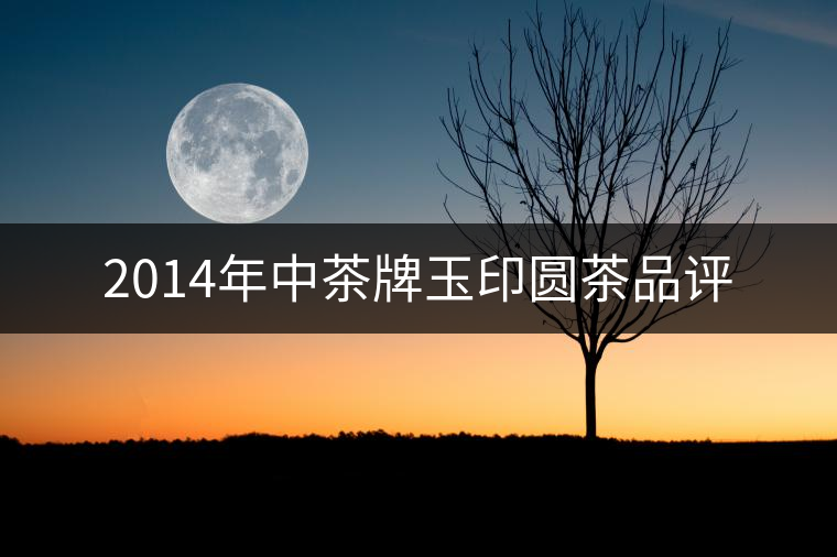 2014年中茶牌玉印圓茶品評(píng)