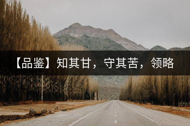 【品鑒】知其甘，守其苦，領(lǐng)略勐宋的早春