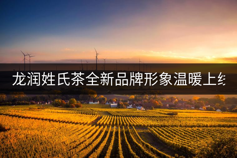 龍潤姓氏茶全新品牌形象溫暖上線！