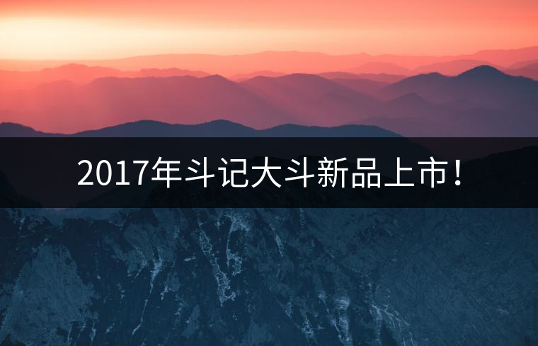 2017年斗記大斗新品上市！