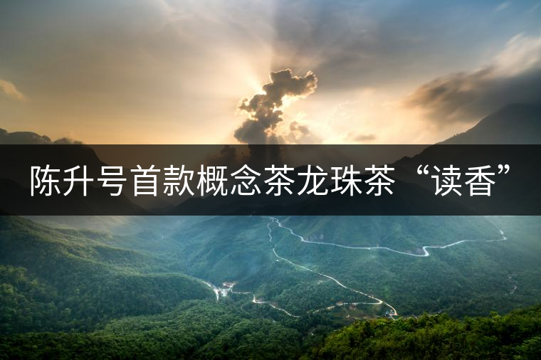 陳升號(hào)首款概念茶龍珠茶“讀香” 陳升號(hào)首款概念茶龍珠茶“讀香”