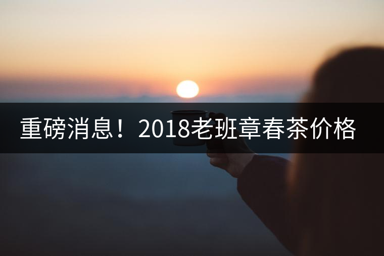 重磅消息！2018老班章春茶價格已定！漲價已成定局！