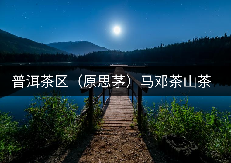 普洱茶區(qū)（原思茅）馬鄧茶山茶區(qū)