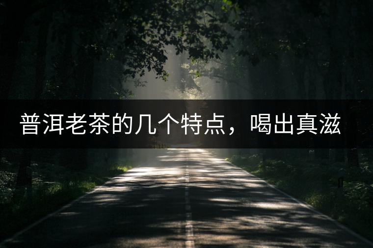 普洱老茶的幾個(gè)特點(diǎn)，喝出真滋味