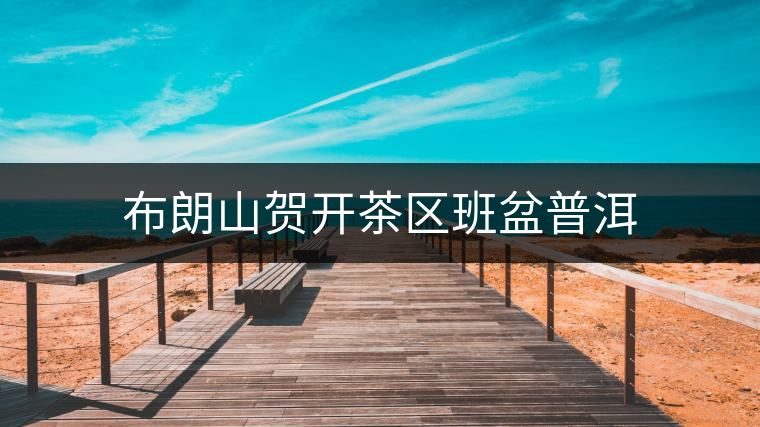 布朗山賀開茶區(qū)班盆普洱
