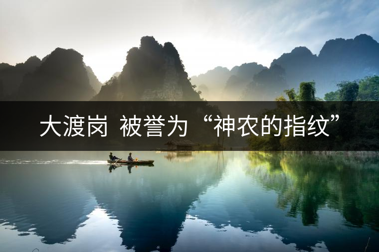 大渡崗 被譽為“神農(nóng)的指紋” 大渡崗 被譽為“神農(nóng)的指紋”