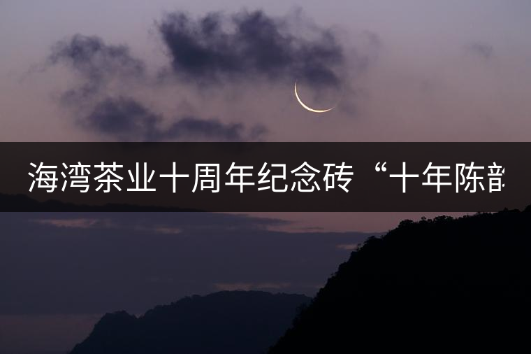 海灣茶業(yè)十周年紀(jì)念磚“十年陳韻”品鑒！