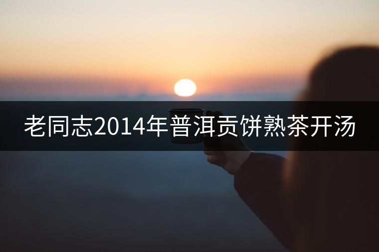 老同志2014年普洱貢餅熟茶開(kāi)湯 老同志2014年普洱貢餅熟茶開(kāi)湯