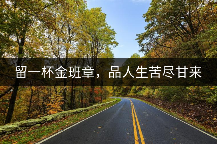留一杯金班章，品人生苦盡甘來(lái)