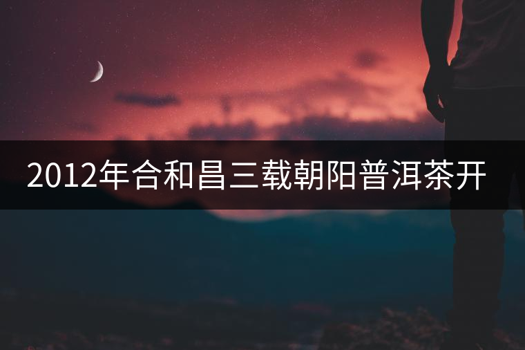 2012年合和昌三載朝陽普洱茶開湯品鑒 2012年合和昌三載朝陽普洱茶開湯品鑒