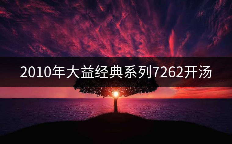 2010年大益經典系列7262開湯 2010年大益經典系列7262開湯