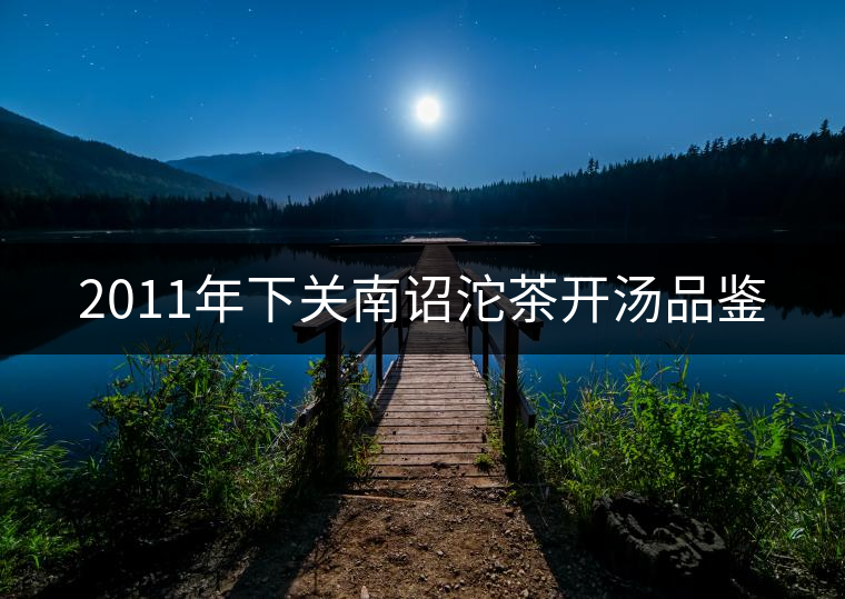 2011年下關南詔沱茶開湯品鑒