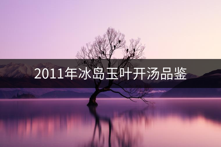 2011年冰島玉葉開湯品鑒 2011年冰島玉葉開湯品鑒