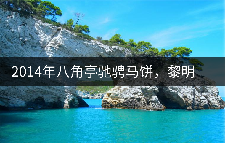 2014年八角亭馳騁馬餅，黎明茶廠馬年生肖紀念餅