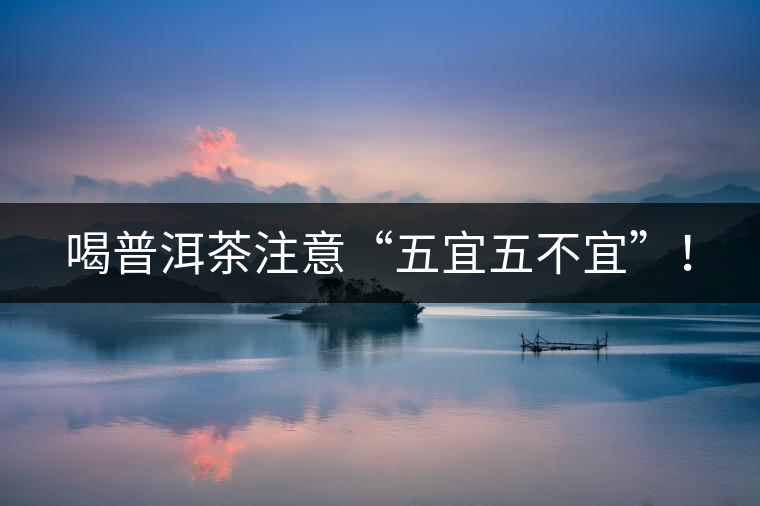 喝普洱茶注意“五宜五不宜”！
