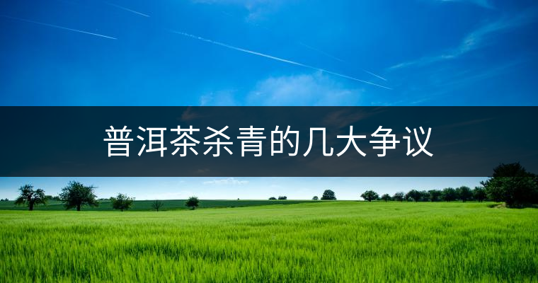 普洱茶殺青的幾大爭議 普洱茶殺青的幾大爭議