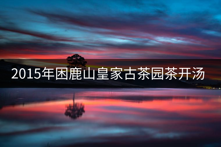 2015年困鹿山皇家古茶園茶開(kāi)湯品鑒 2015年困鹿山皇家古茶園茶開(kāi)湯品鑒