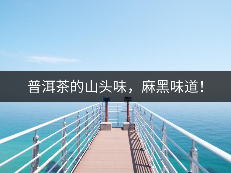 普洱茶的山頭味，麻黑味道！