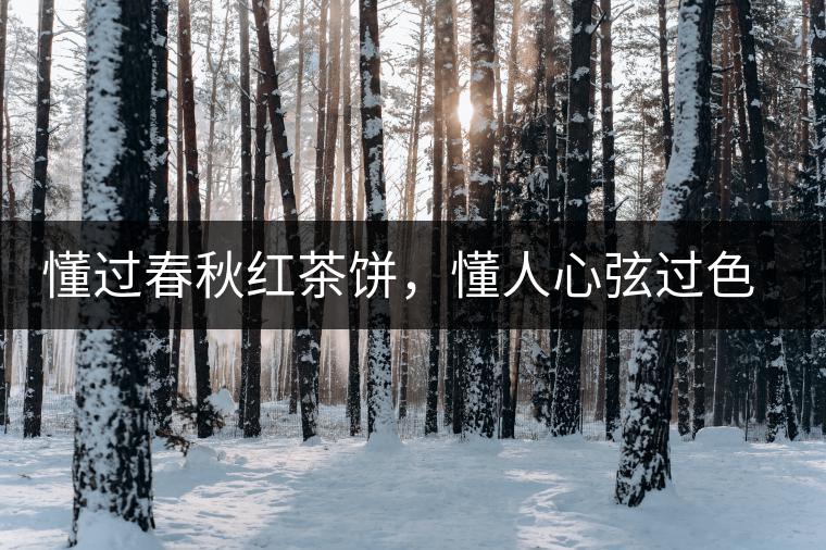 懂過(guò)春秋紅茶餅，懂人心弦過(guò)色天香