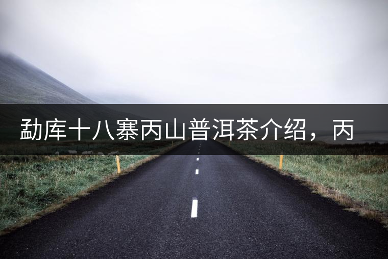 勐庫十八寨丙山普洱茶介紹，丙山古樹茶口感特點