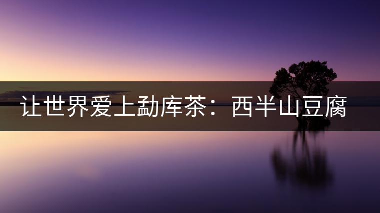 讓世界愛上勐庫茶：西半山豆腐寨