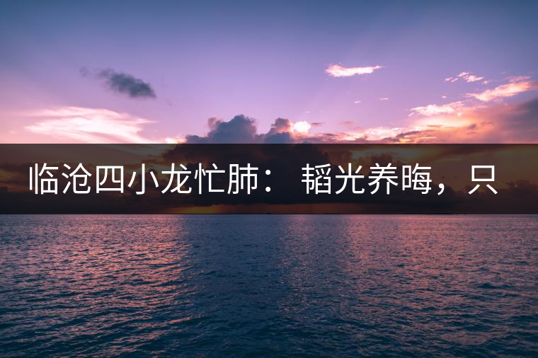 臨滄四小龍忙肺： 韜光養(yǎng)晦，只為綻放！
