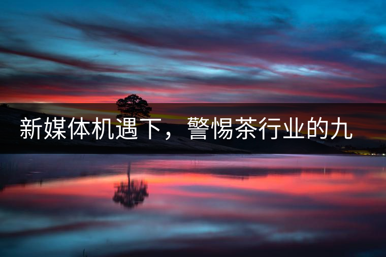 新媒體機(jī)遇下，警惕茶行業(yè)的九大危機(jī)
