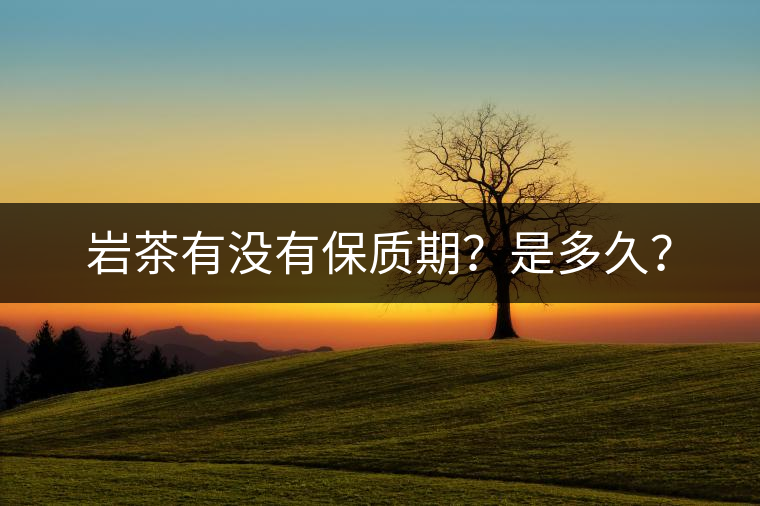 巖茶有沒有保質(zhì)期？是多久？