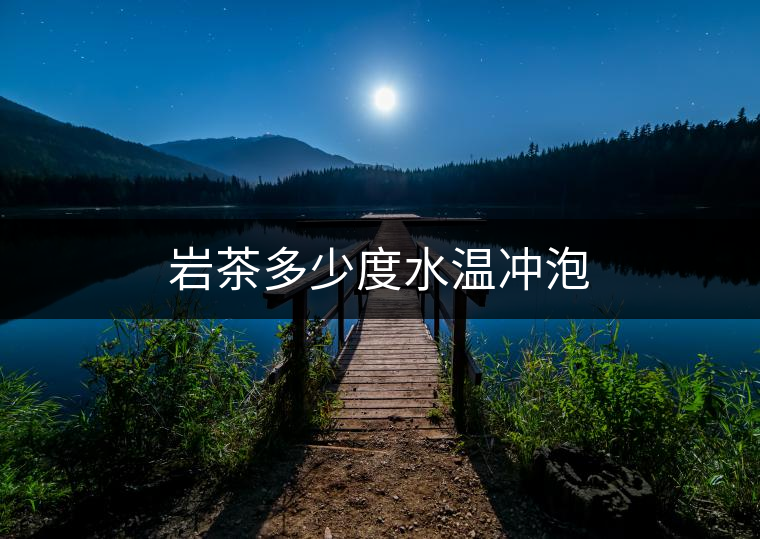 巖茶多少度水溫沖泡