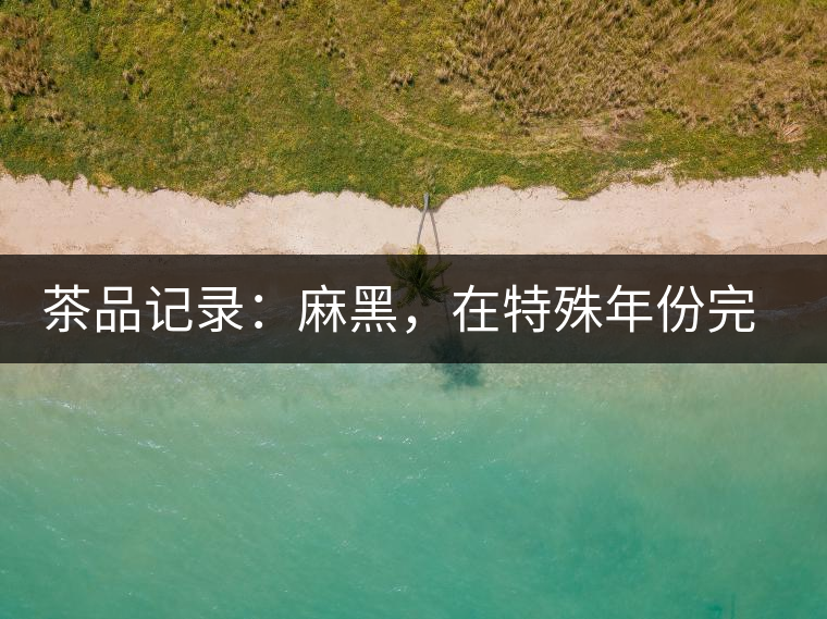茶品記錄：麻黑，在特殊年份完成的心愿