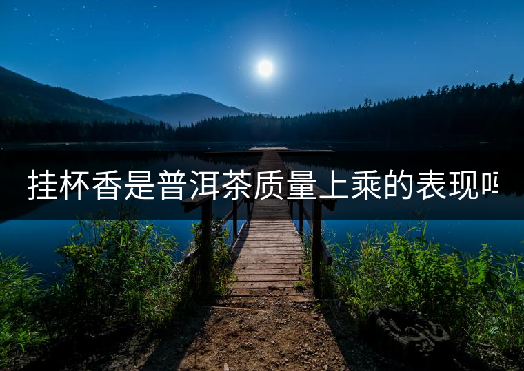 掛杯香是普洱茶質(zhì)量上乘的表現(xiàn)嗎？