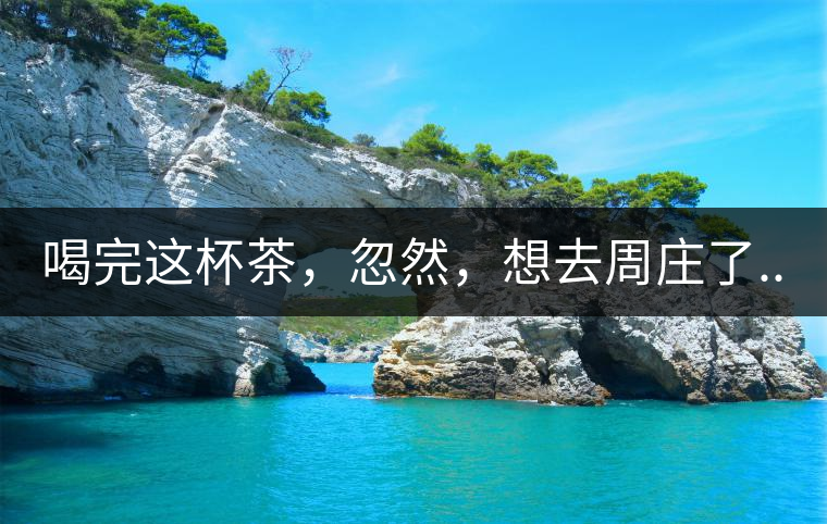 喝完這杯茶，忽然，想去周莊了...