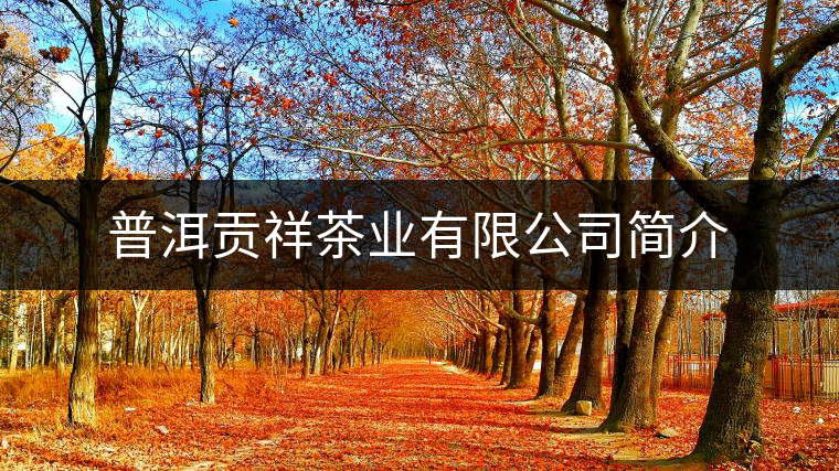 普洱貢祥茶業(yè)有限公司簡(jiǎn)介
