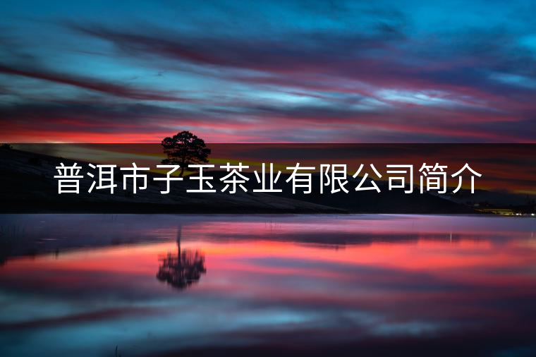 普洱市子玉茶業(yè)有限公司簡(jiǎn)介
