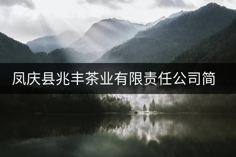 鳳慶縣兆豐茶業(yè)有限責(zé)任公司簡介 鳳慶縣兆豐茶業(yè)有限責(zé)任公司簡介