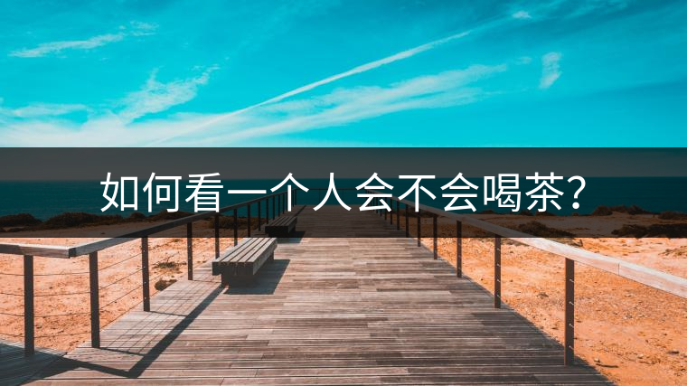 如何看一個(gè)人會(huì)不會(huì)喝茶？