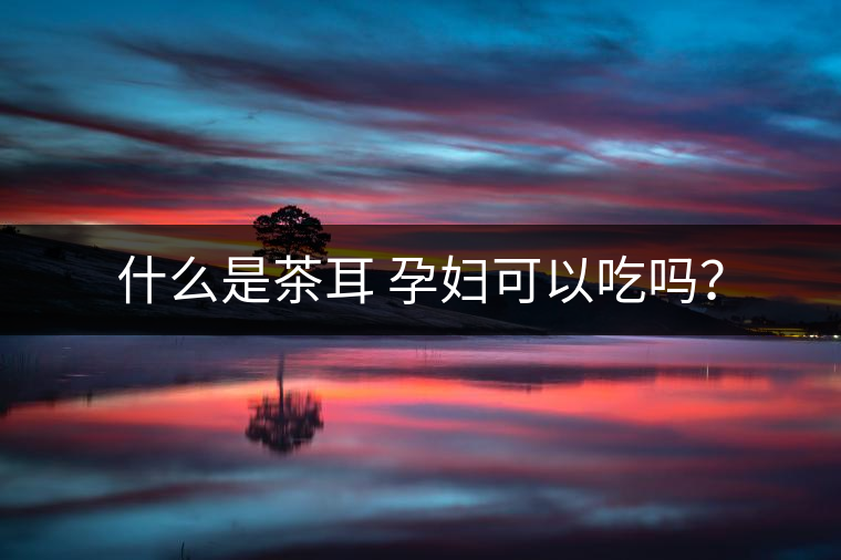 什么是茶耳 孕婦可以吃嗎？