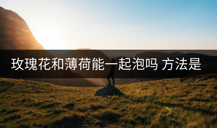 玫瑰花和薄荷能一起泡嗎 方法是怎樣的